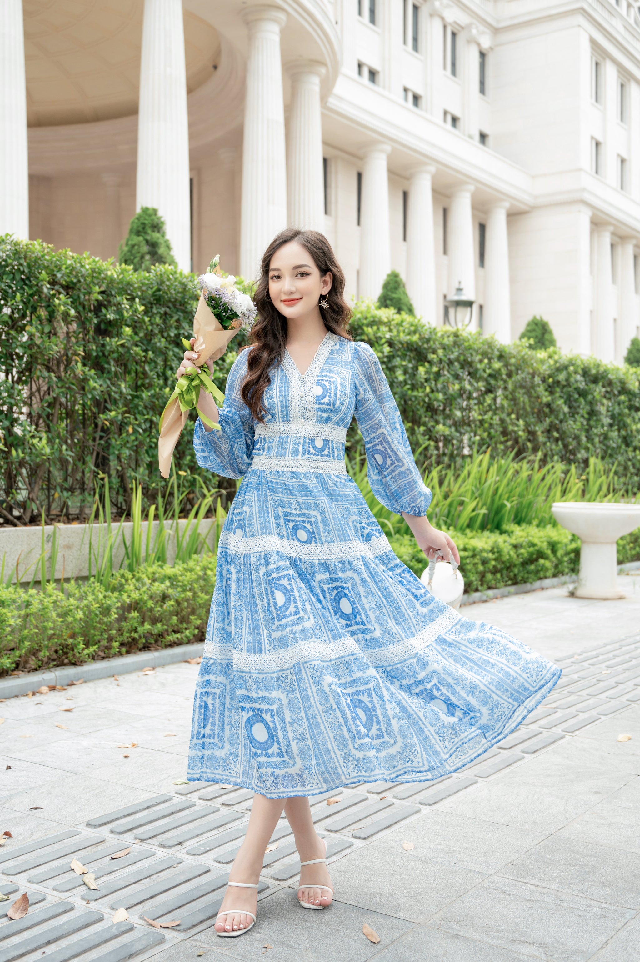 VAY CHARMING DRESS ドレス　民族衣装　ベトナムドレス