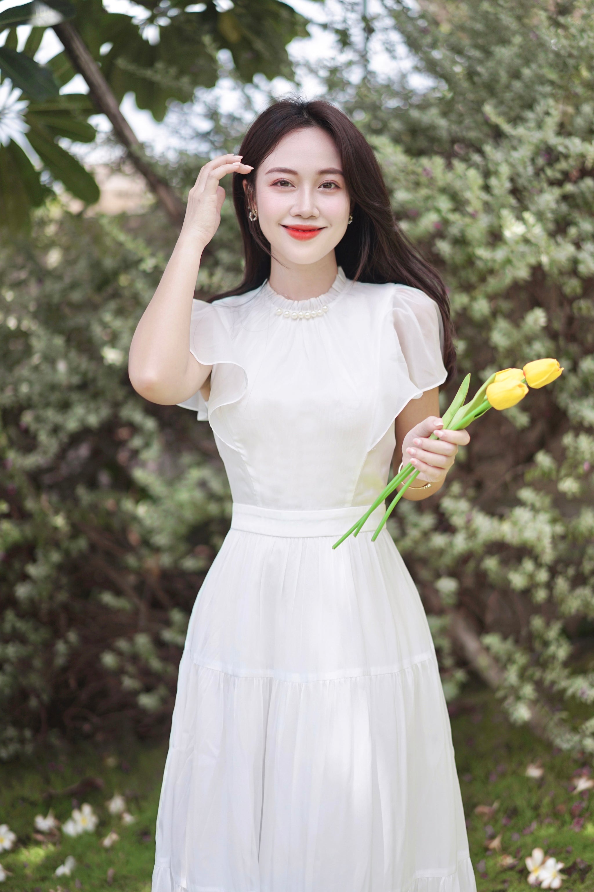 VÁY FAIRY LONG DRESS ドレス　民族衣装　ベトナムドレス