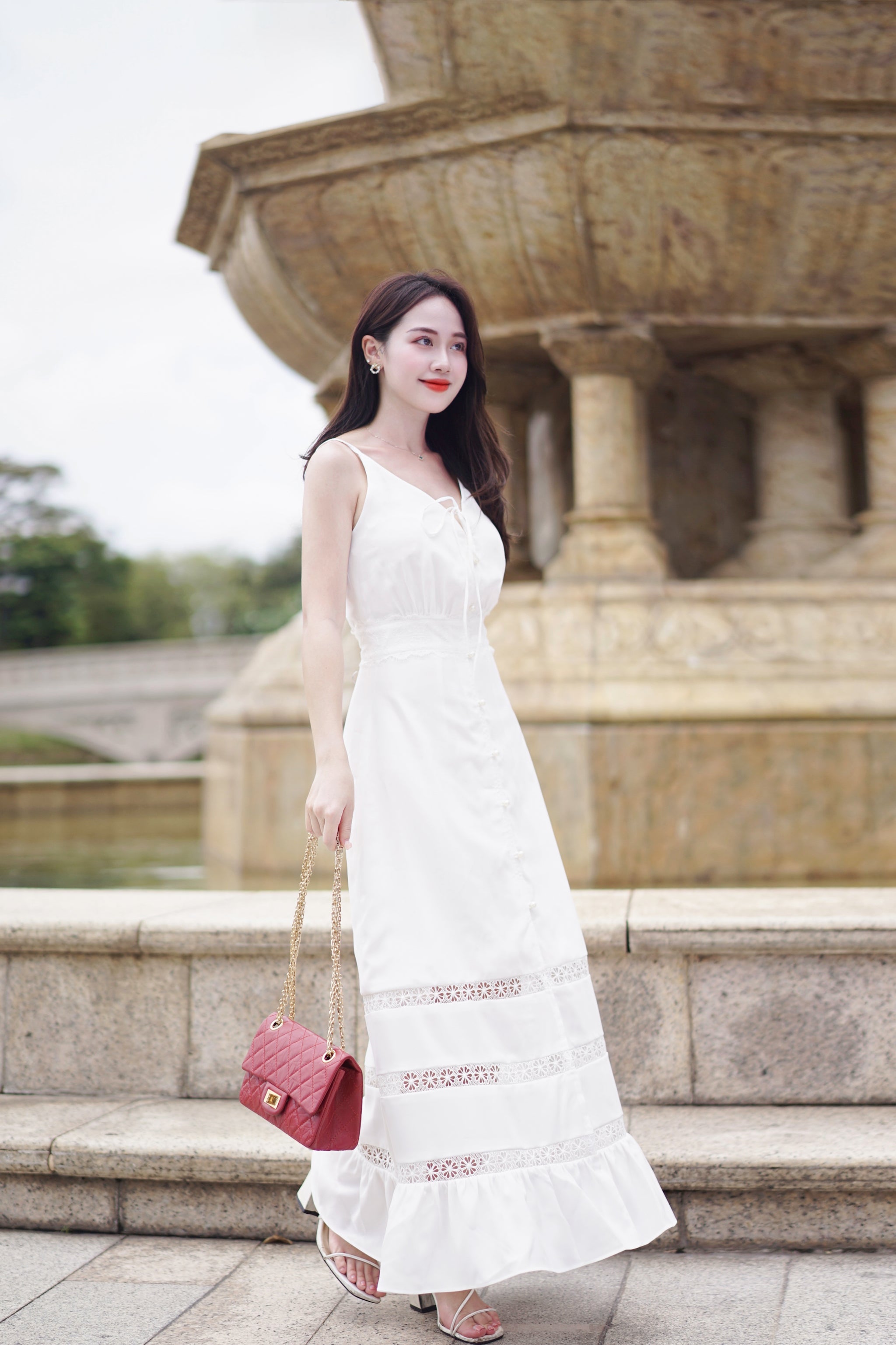 VÁY HONEY DRESS ドレス　民族衣装　ベトナムドレス